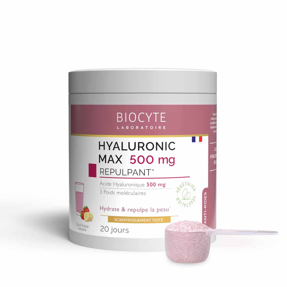 Biocyte Anti-rides Hyaluronic Forte Goût fraise-banane 240g