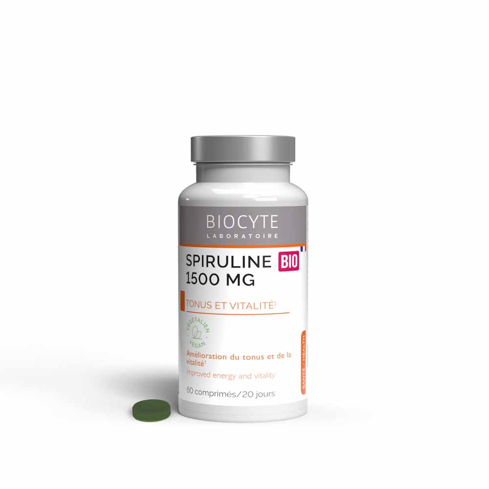 Biocyte Santé Spiruline 1500mg BIO 60 comprimés