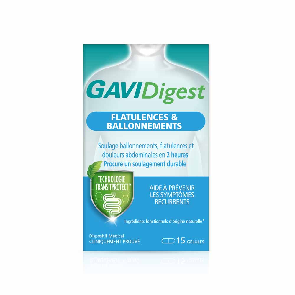 Gaviscon Gavidigest Flatulences & Ballonnements 15 gélules