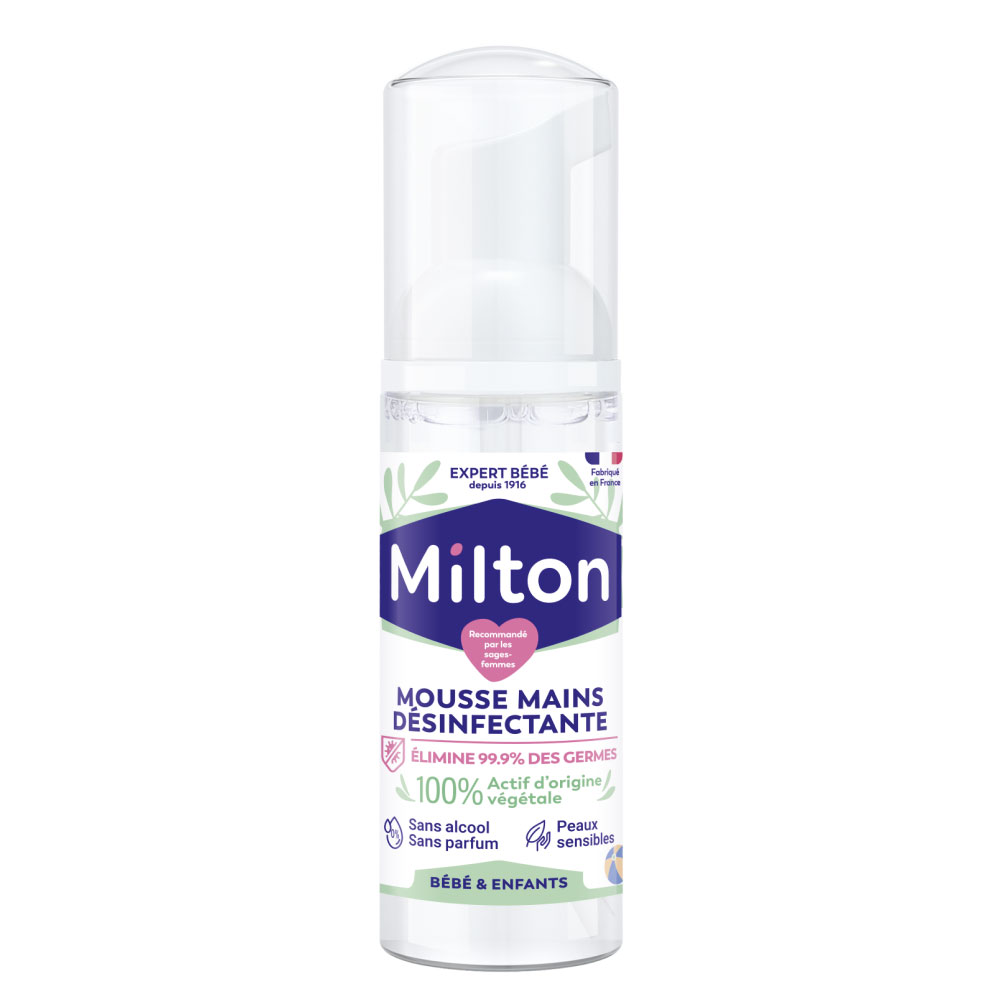 Milton Mousse mains désinfectante Mains 50ml