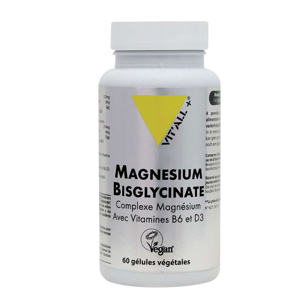 Vit'All+ Magnesium Bisglycinate 60 gélules