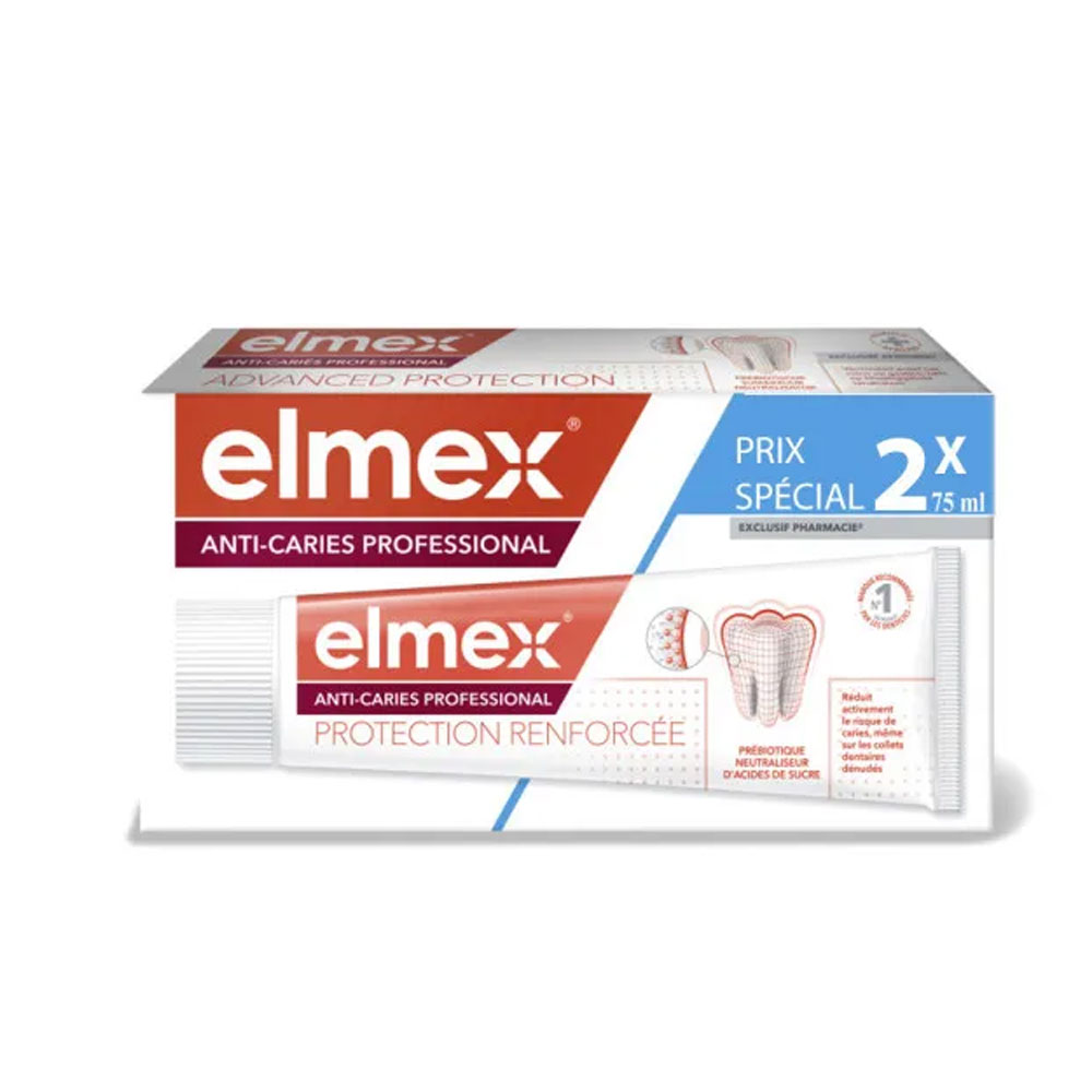Elmex Anti-caries Professional Dentifrice Prix spécial 2x75ml