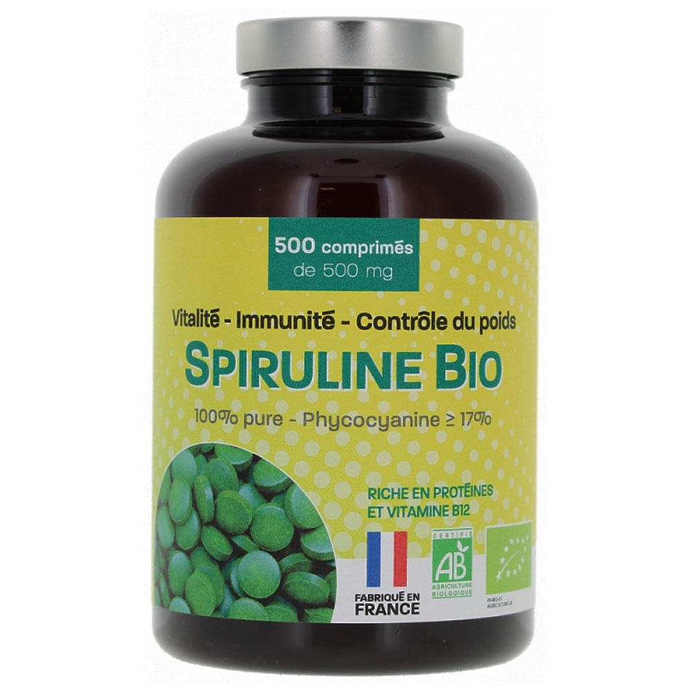 Pharm'Up Spiruline Bio 500mg 500 Comprimes