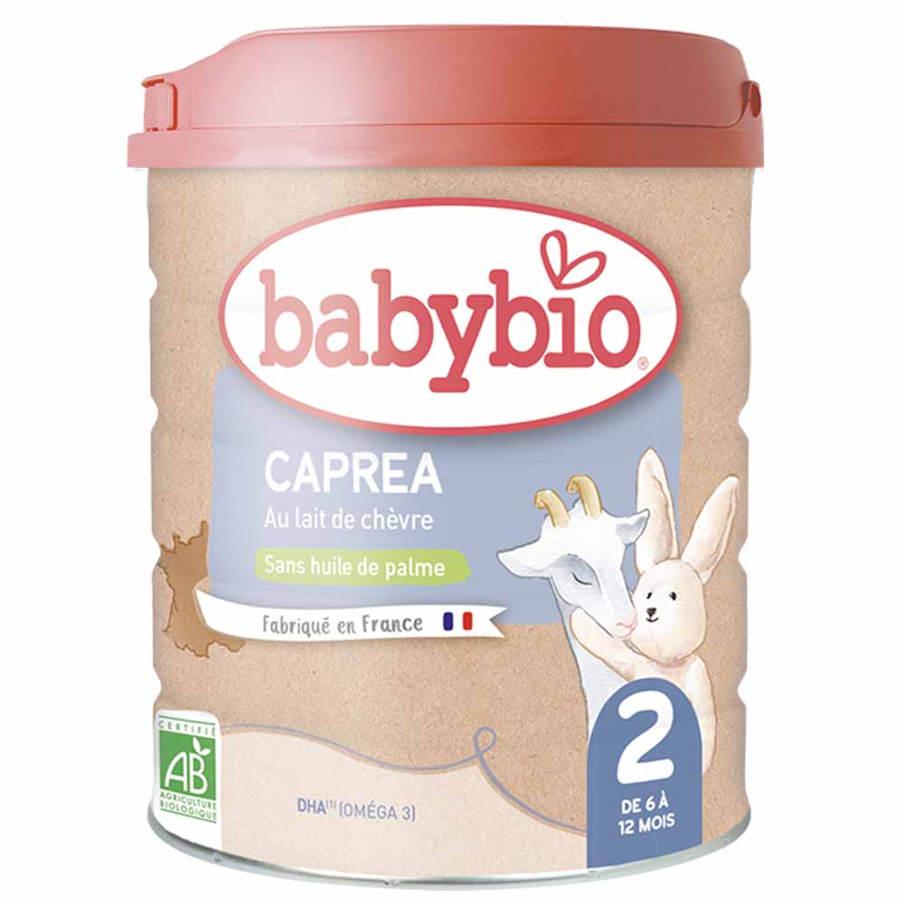 Babybio Laits Infantiles Caprea 2 En Poudre Bio Lait de Chêvre De 6 à 12 mois 800g