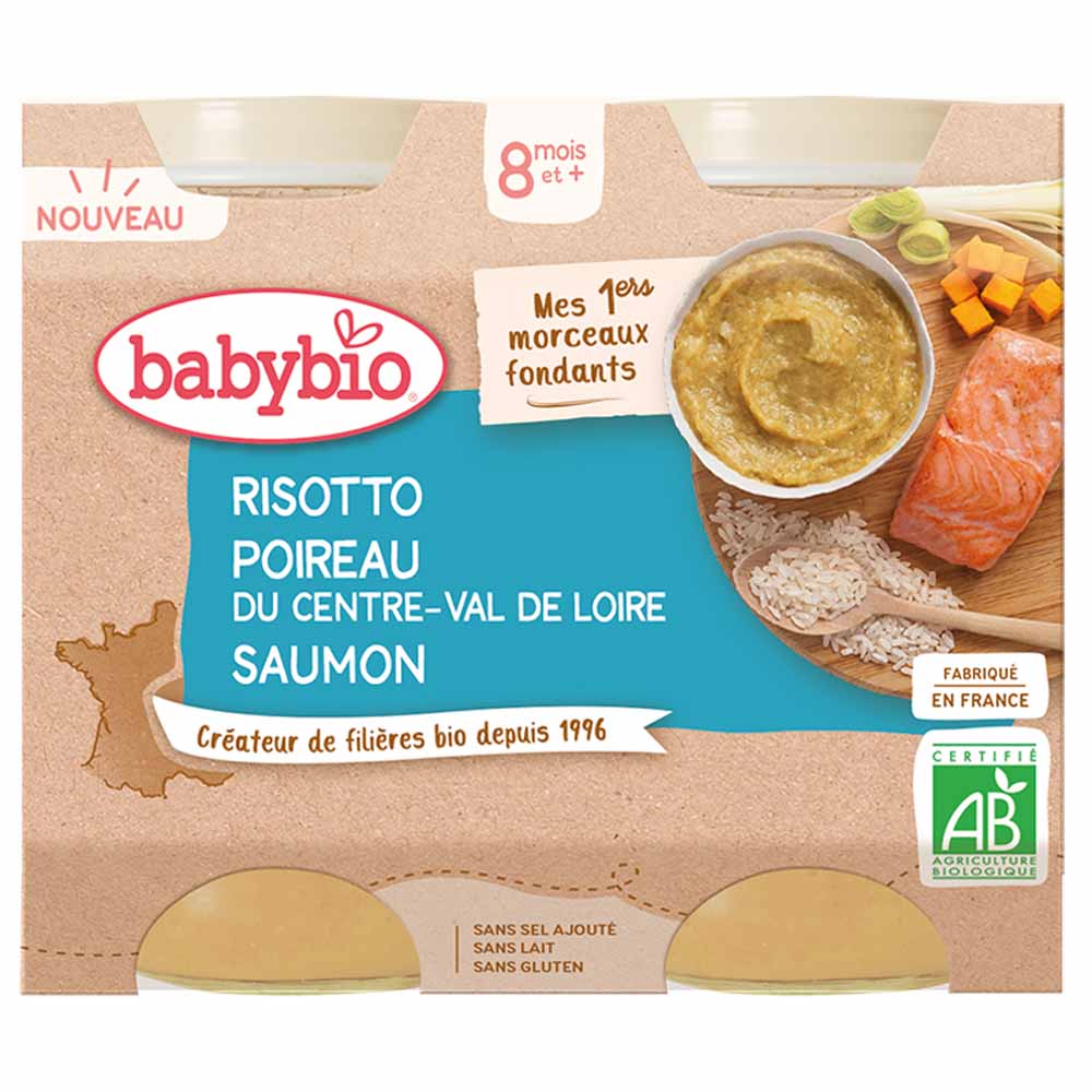 Babybio Mes 1ers Morceaux Fondants Bio Dès 8 Mois 2x200g