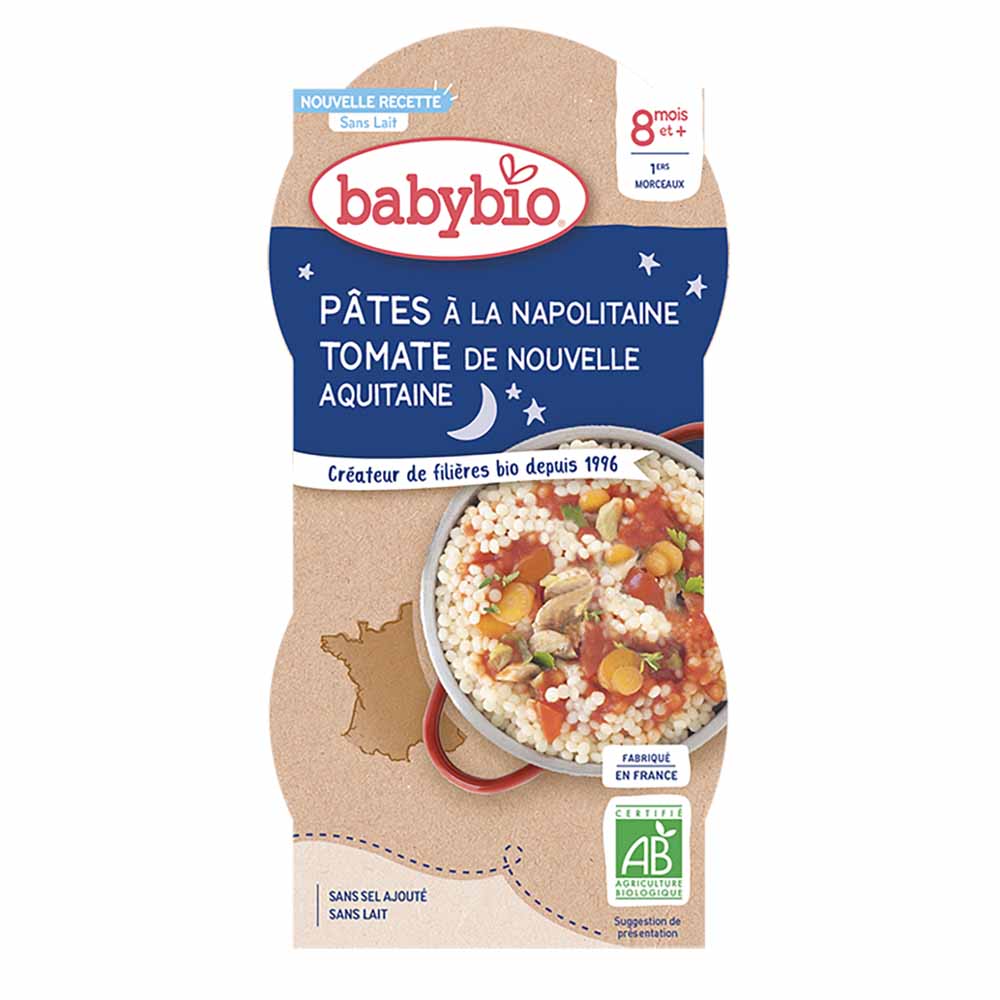 Babybio Bol Repas Bonne Nuit Bio Des 8 Mois 2x200g
