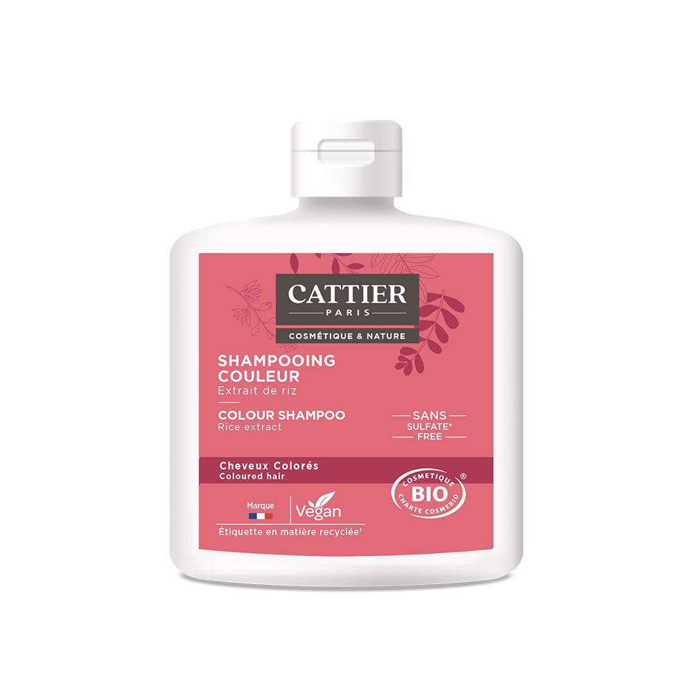 Cattier Shampooing Couleur Pour Cheveux Colores Bio 250ml