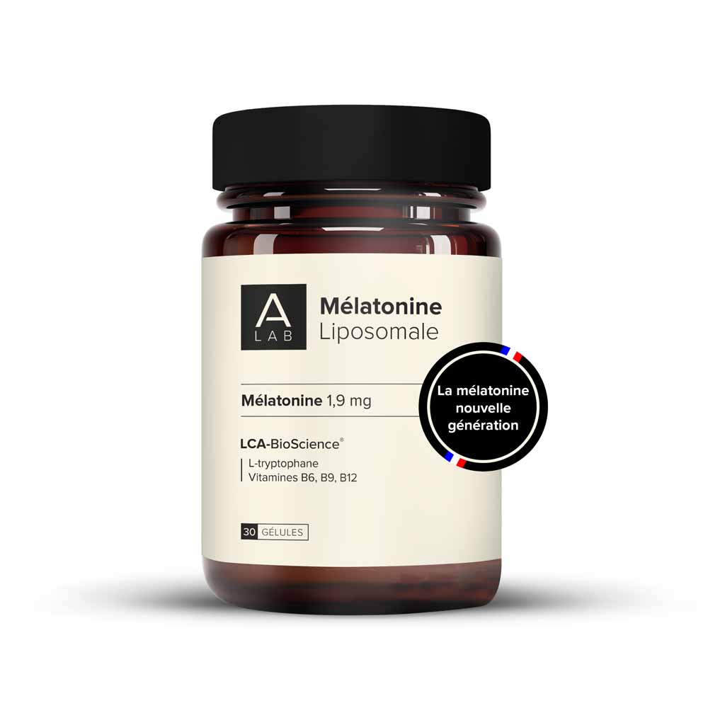 A-LAB Mélatonine Liposomale 1,9mg Sommeil Jetlag 30 gélules