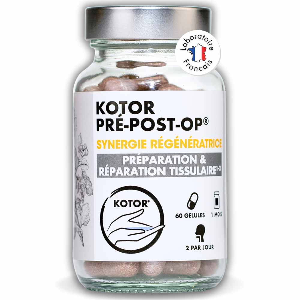 Kotor Pharma Pré Post Op Synergie Régénératrice 60 gélules
