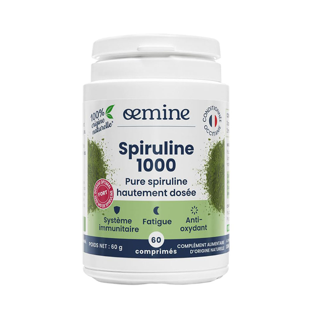 Oemine Spiruline Pure 60 Comprimés