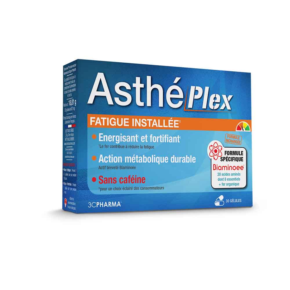 3C Pharma AsthéPlex Fatigue instalée 30 Gélules