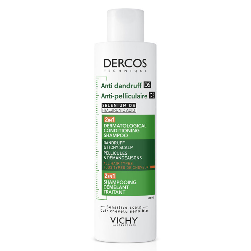 Vichy Dercos Shampooing Anti-pelliculaire Démêlant Traitant 200ml