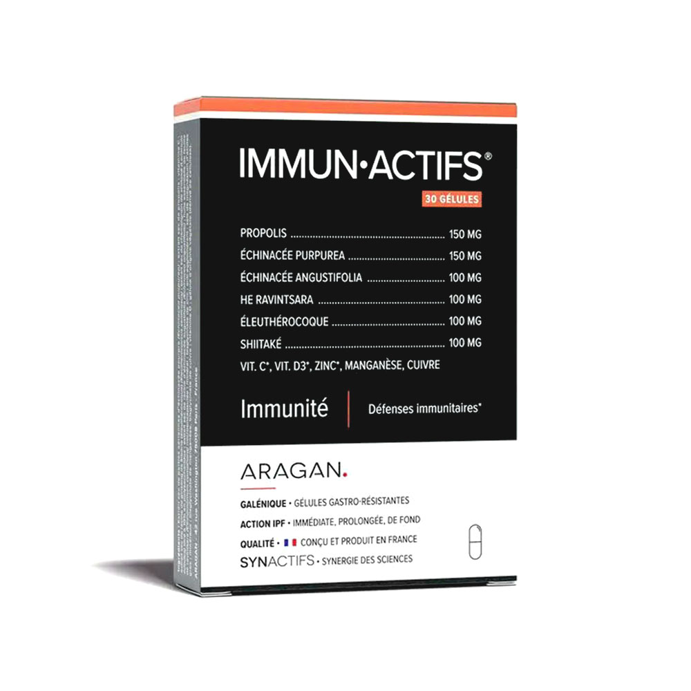 Aragan Synactifs ImmunActifs Immunité 30 Gélules