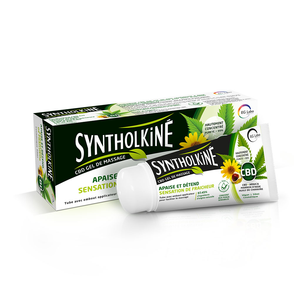EG Labo SyntholKiné Gel de massage CBD 50ml