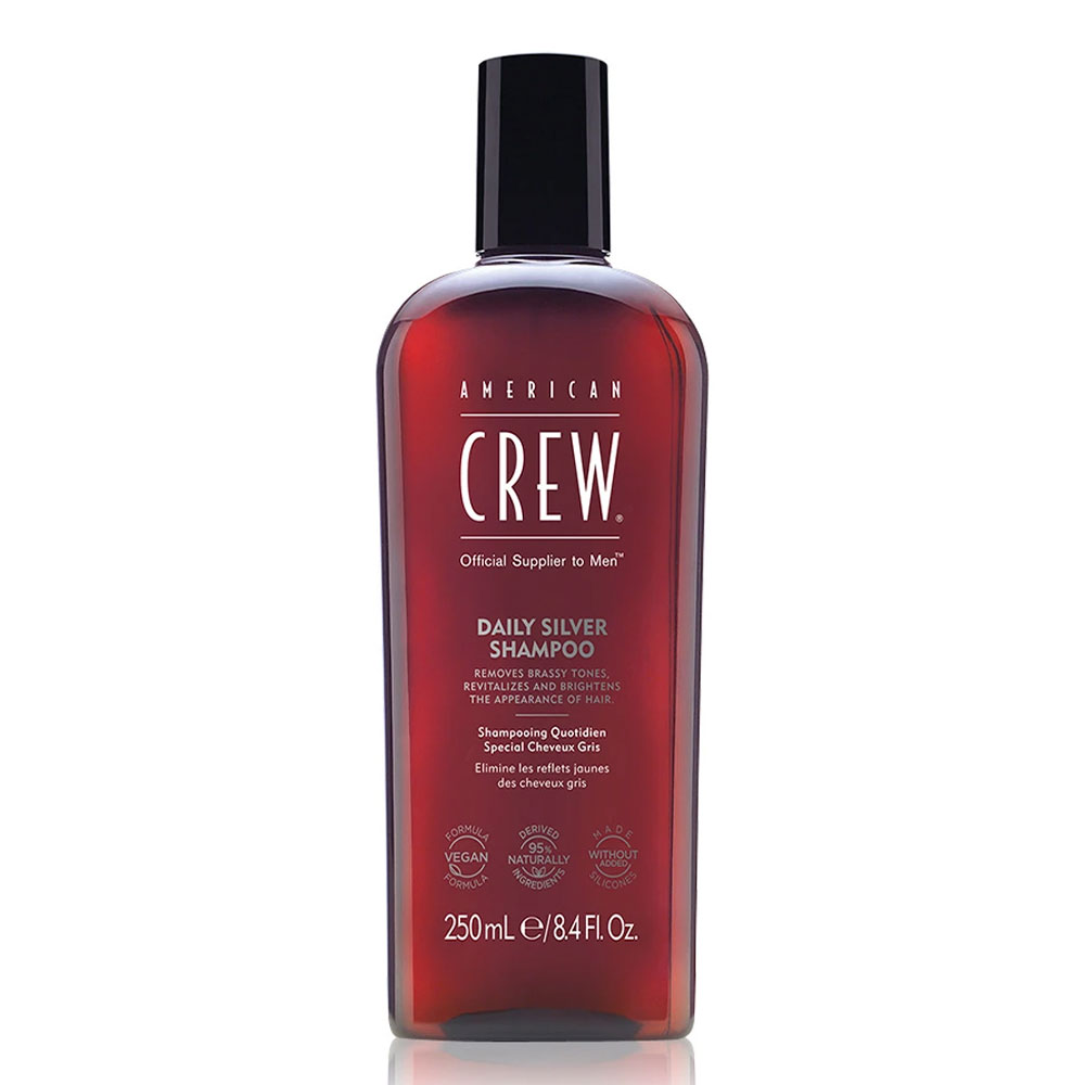 American Crew Daily Silver Shampoo Shampooing Quotidien Cheveux Gris 250ml