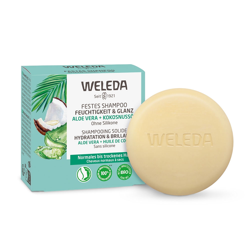 Weleda Shampooing solide Hydratation & Brillance 50g