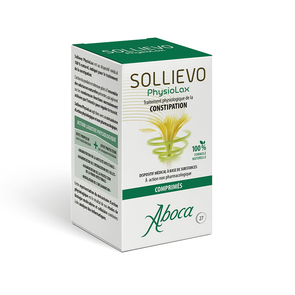 Aboca Gastro-intestinale Sollievo Physiolax Traitement De La Constipation 27 Comprimés