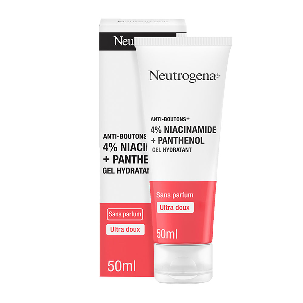 Neutrogena Anti-Bouton + Gel Hydratant Niacinamide Panthénol 50ml