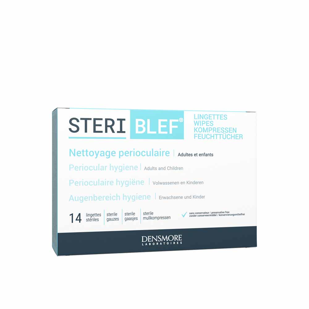 Densmore Stériblef Lingettes Périoculaire Stériles x14