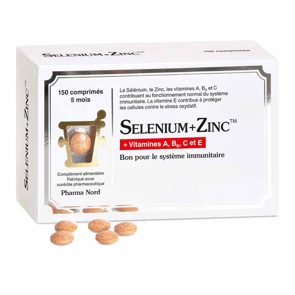 Pharma Nord Selenium + Zinc 150 Comprimes