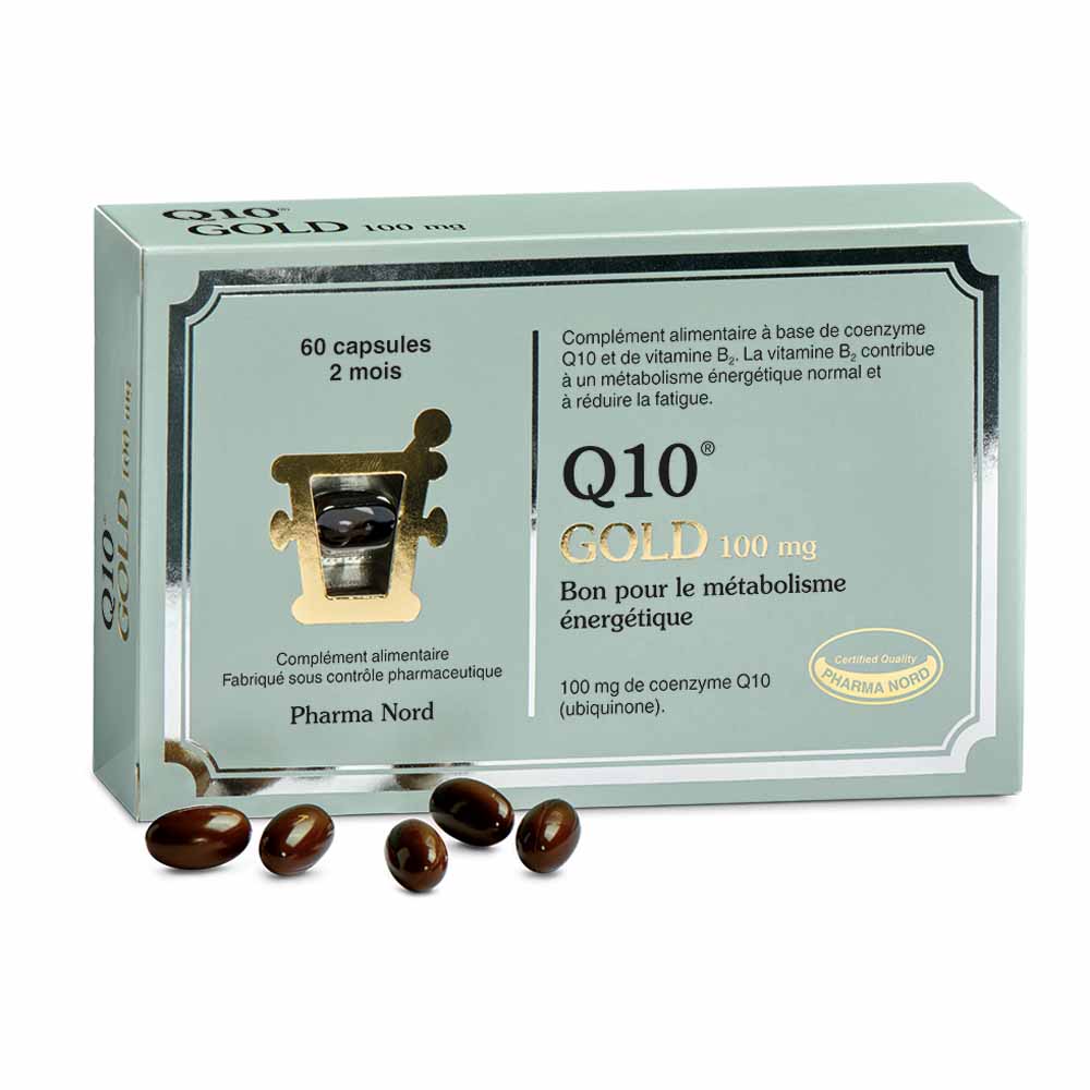 PHARMA NORD Q10 GOLD 100MG CATALYSEUR D'ENERGIE 60 CAPSULES