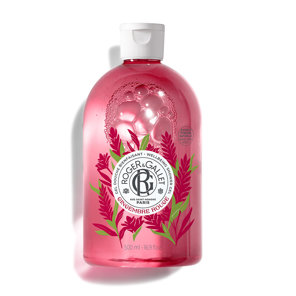 Roger & Gallet Gel Douche Bienfaisant Gingembre Rouge 500ml