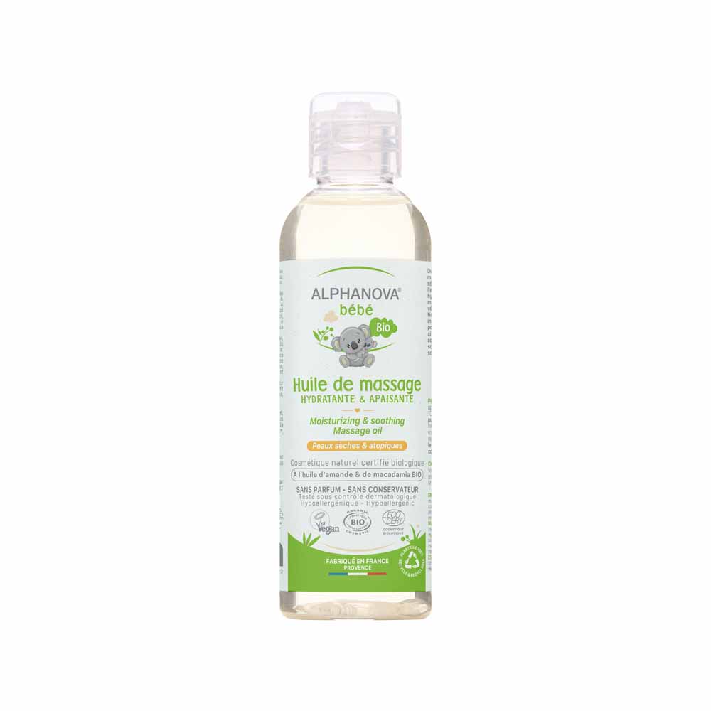 Alphanova Bébé Huile De Massage 100% Naturelle Bio 100ml