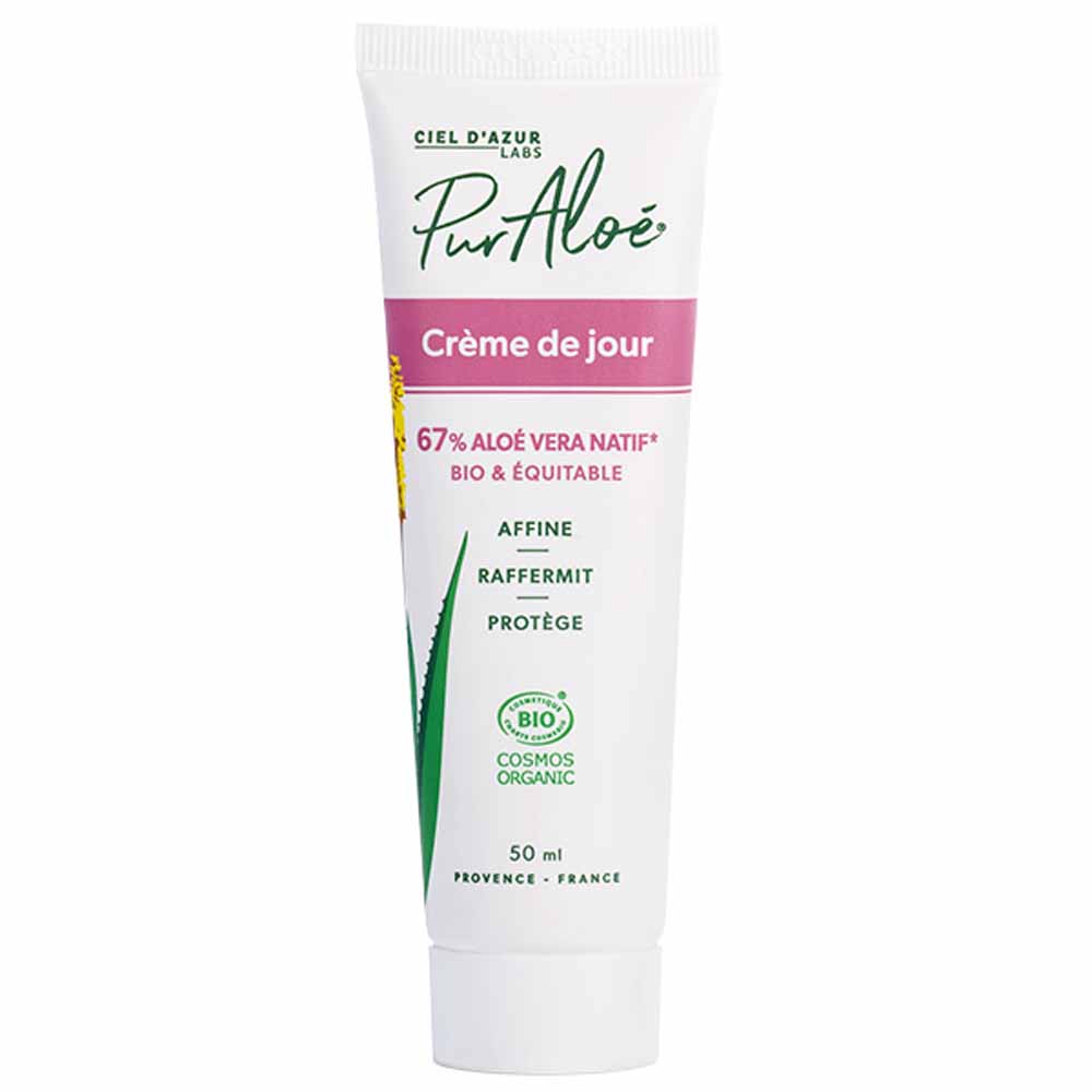 Pur Aloé Creme Visage A L'aloe Vera 67% Bio 50ml