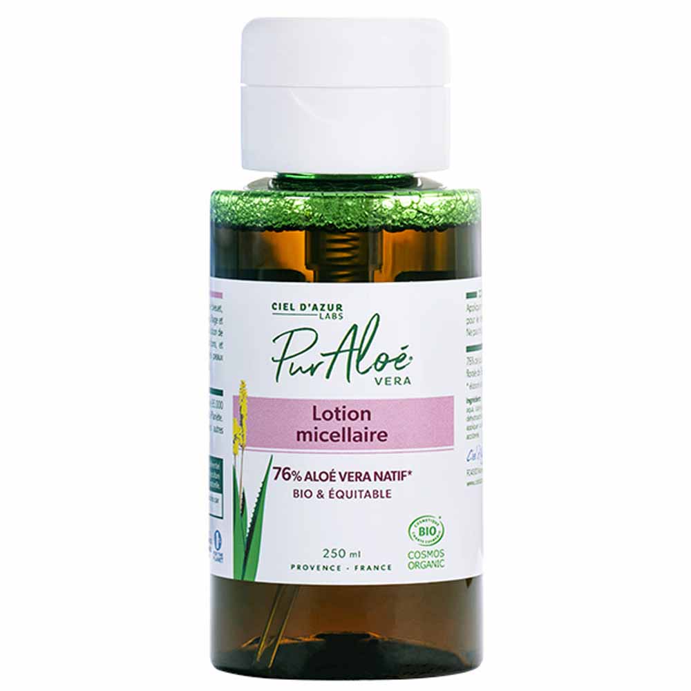 Pur Aloé Lotion Micellaire Aloe Vera Bio 250ml