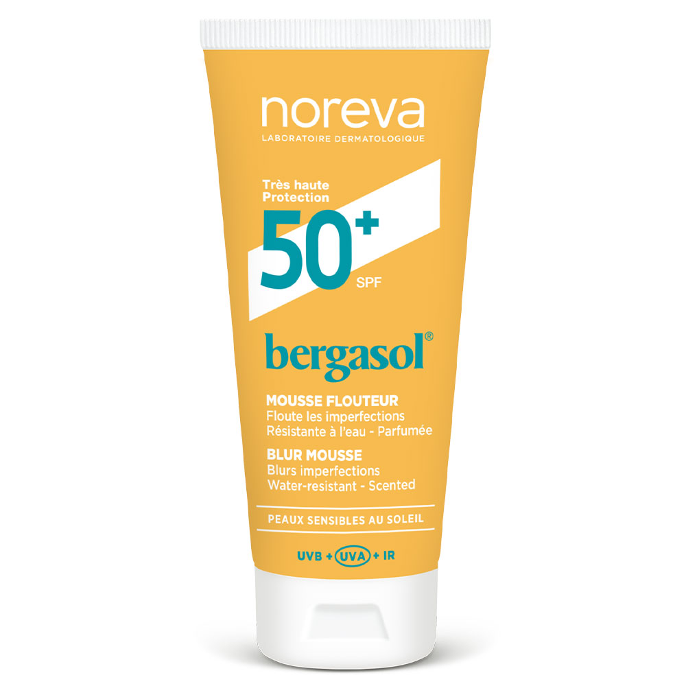 Noreva Bergasol Mousse Flouteur SPF50+ 50ml