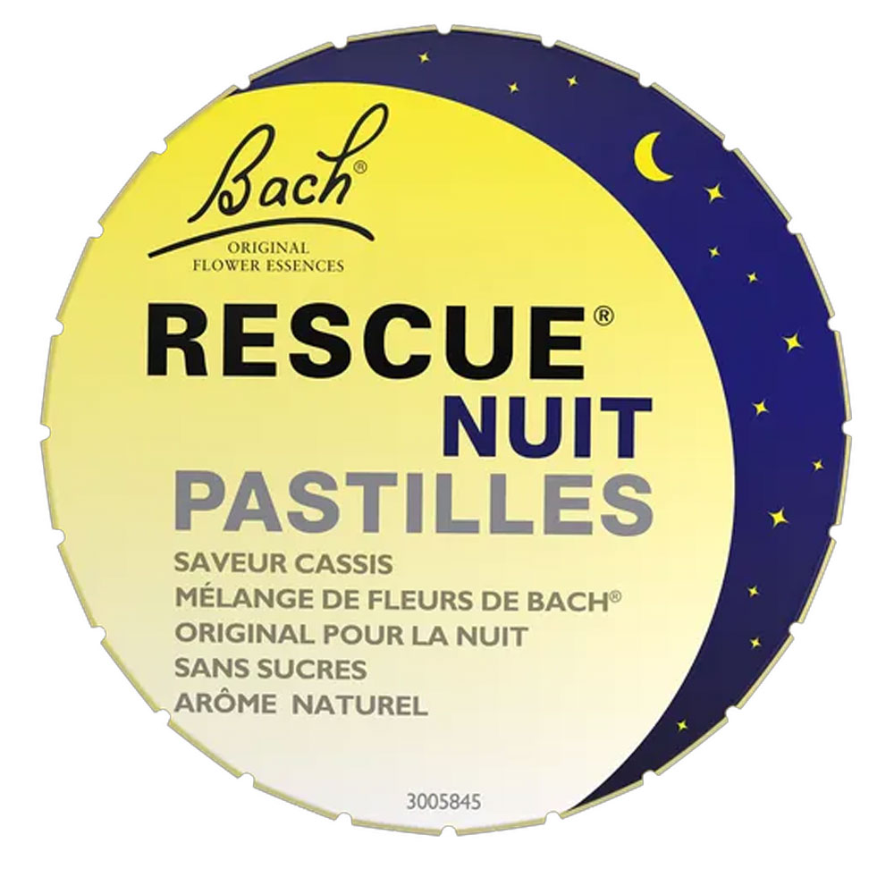 Rescue Pastilles Fleurs de Bach Nuit 50g