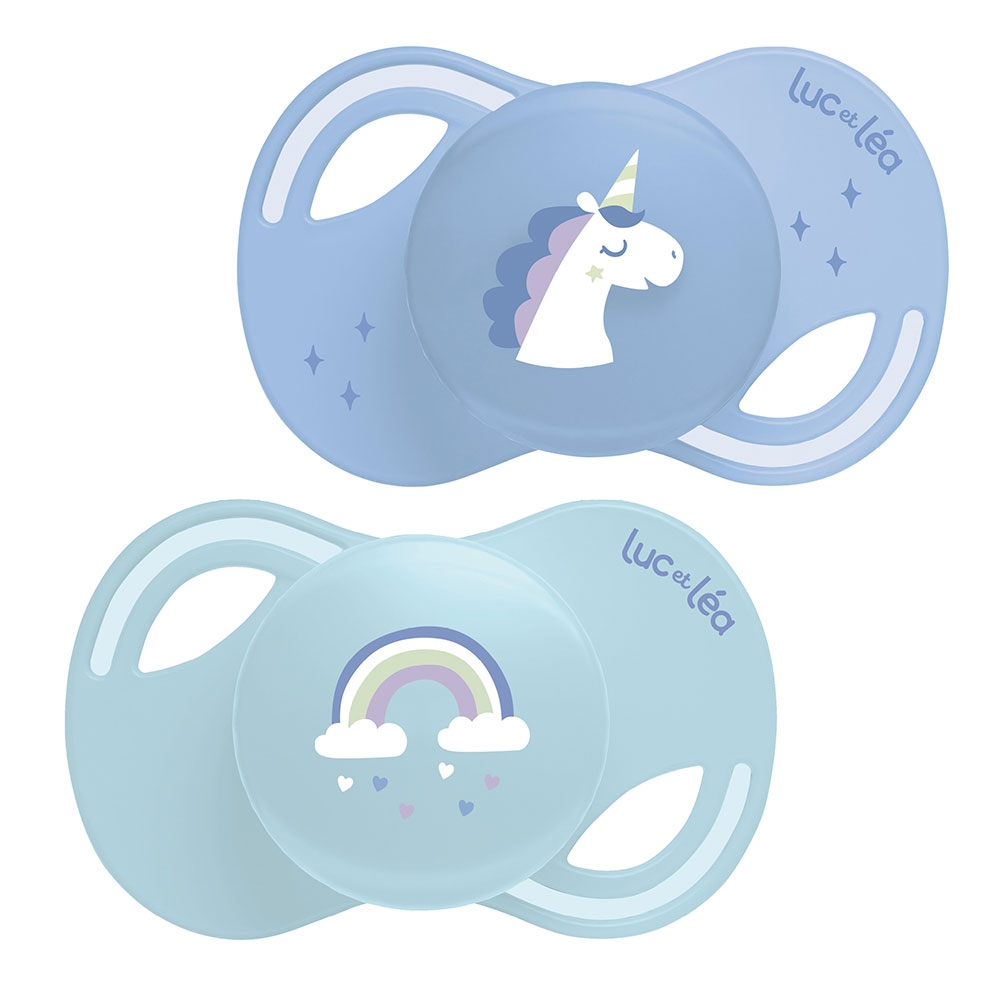 Luc Et Lea Sucettes anatomiques Extra-fines 18 mois et plus x2