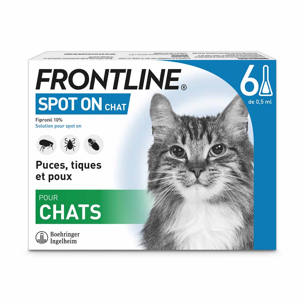 Frontline Spot On Chat 6 Pipettes De 0.5ml