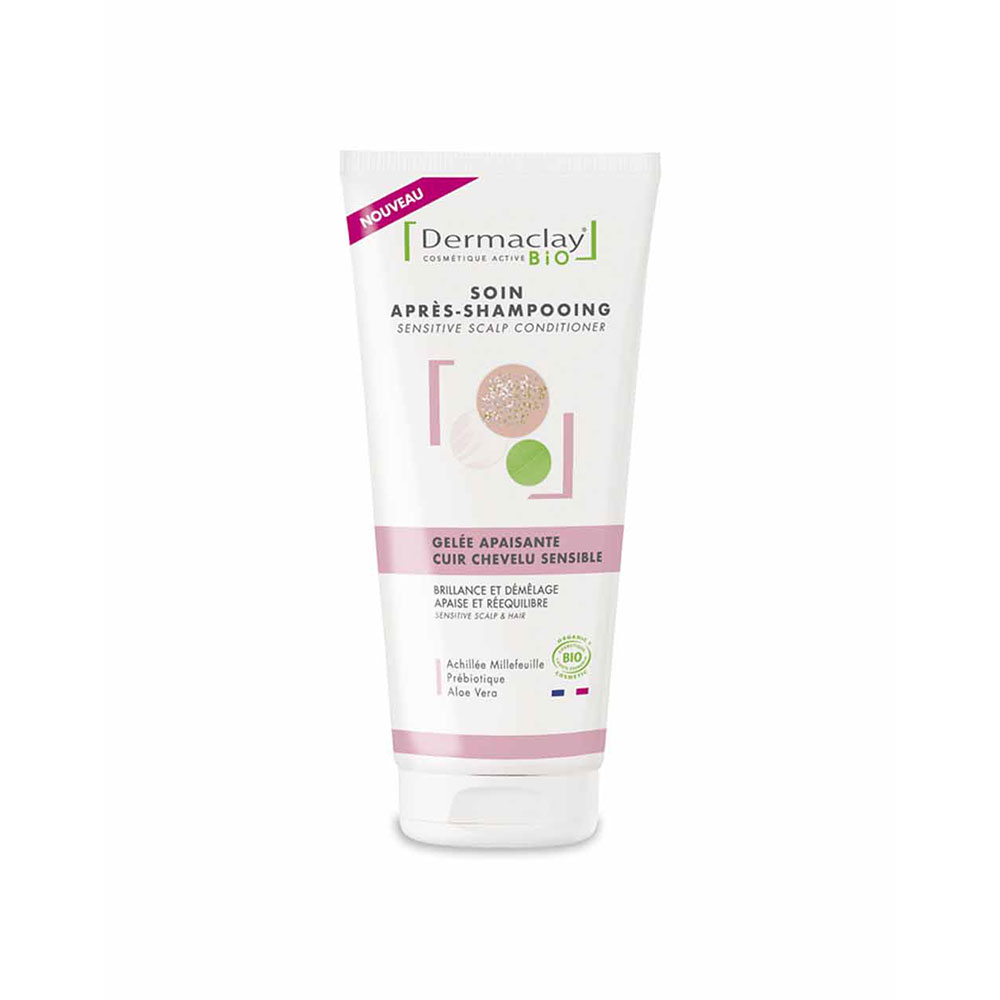Dermaclay Soin Après-Shampooing Gelée Apaisante Cuir Chevelu Sensible 200ml