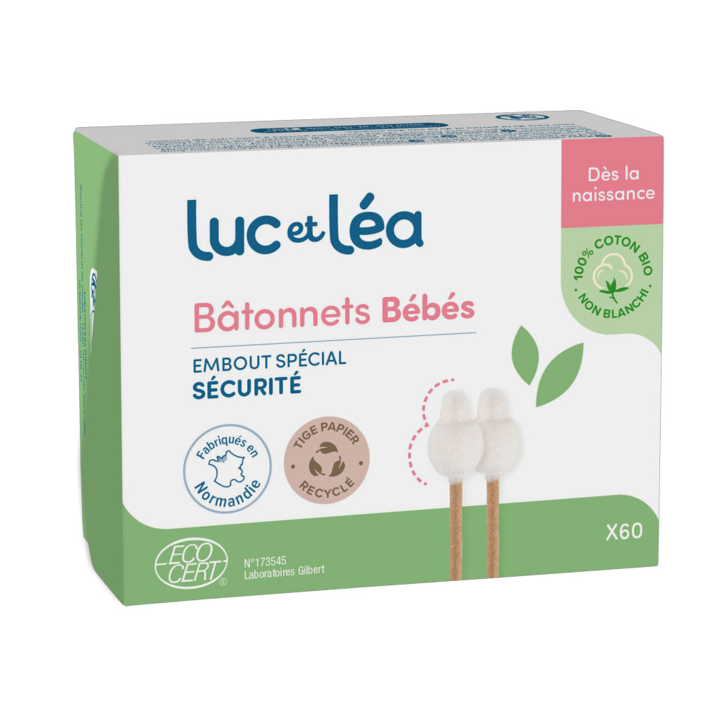 Luc Et Lea Bâtonnets bébés embout spécial sécurité x60