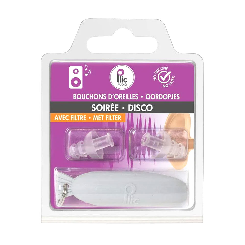 Plic Audio Avec Filtre Bouchons D'oreilles Soirée (concert) Paire Réutilisable