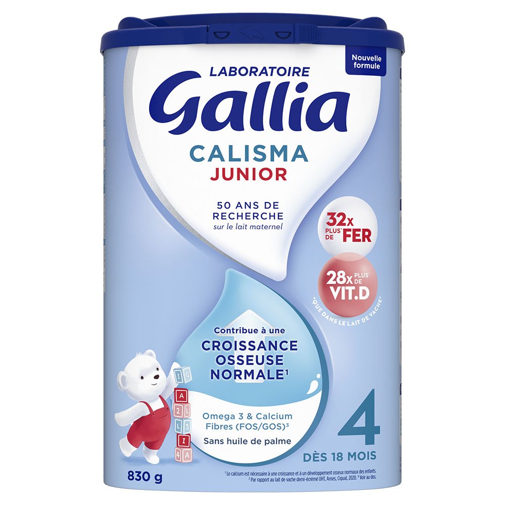 Gallia Junior 4 Lait En Poudre dès 18 mois 830g