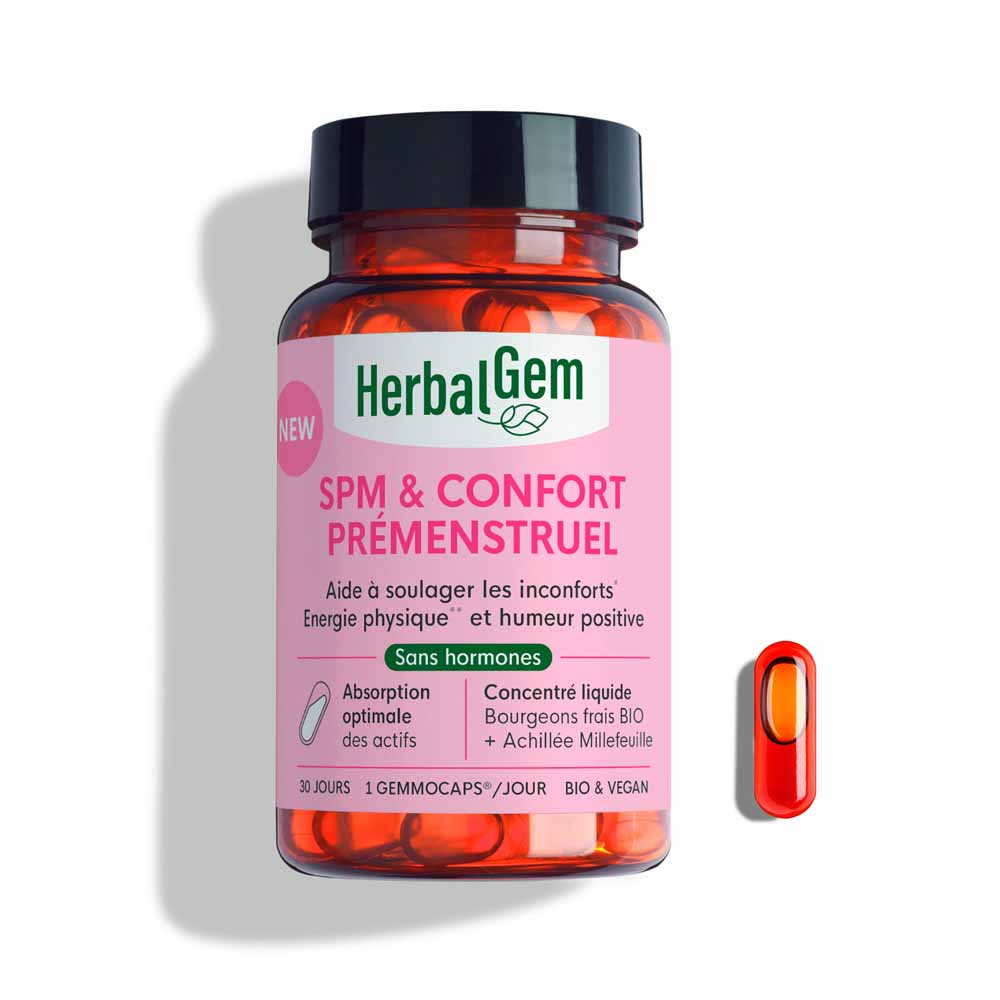 Herbalgem Gemmocaps SPM & Confort Prémenstruel 30 capsules