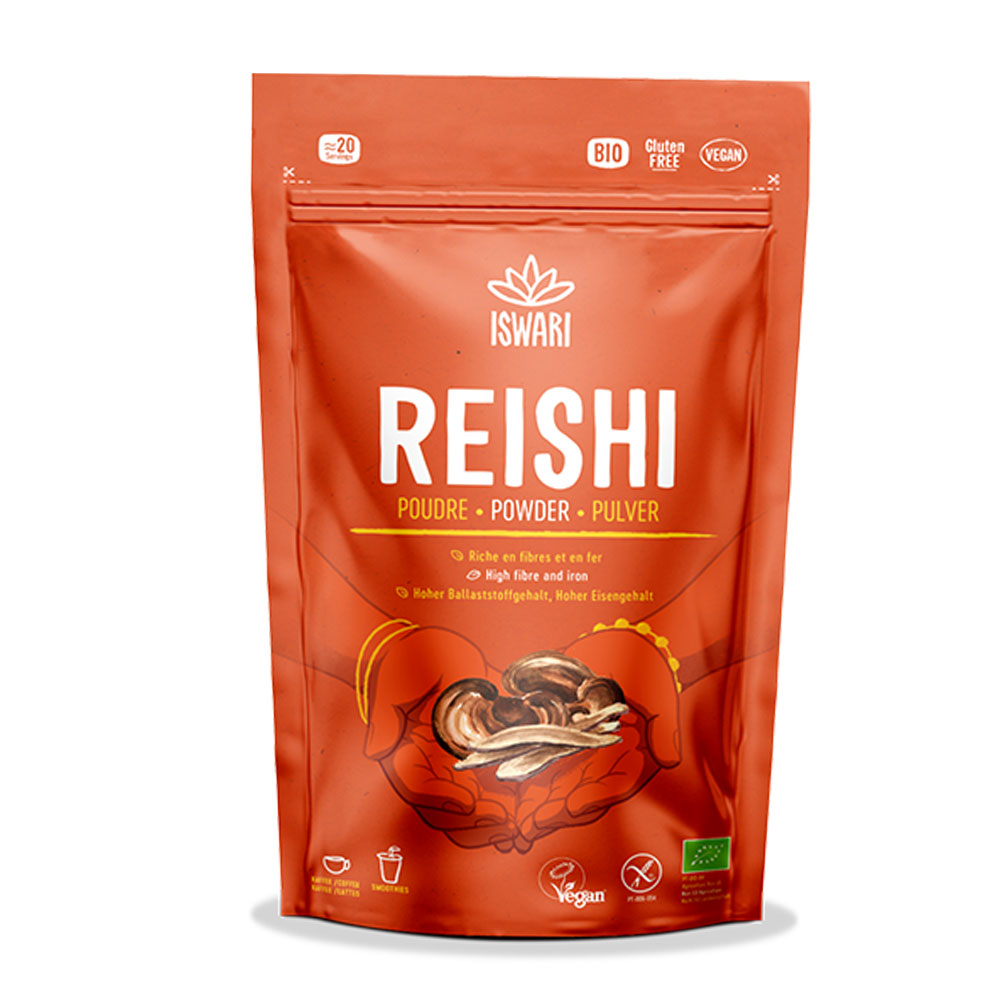 Iswari Super Aliment Pur Reishi en poudre Bio 100g