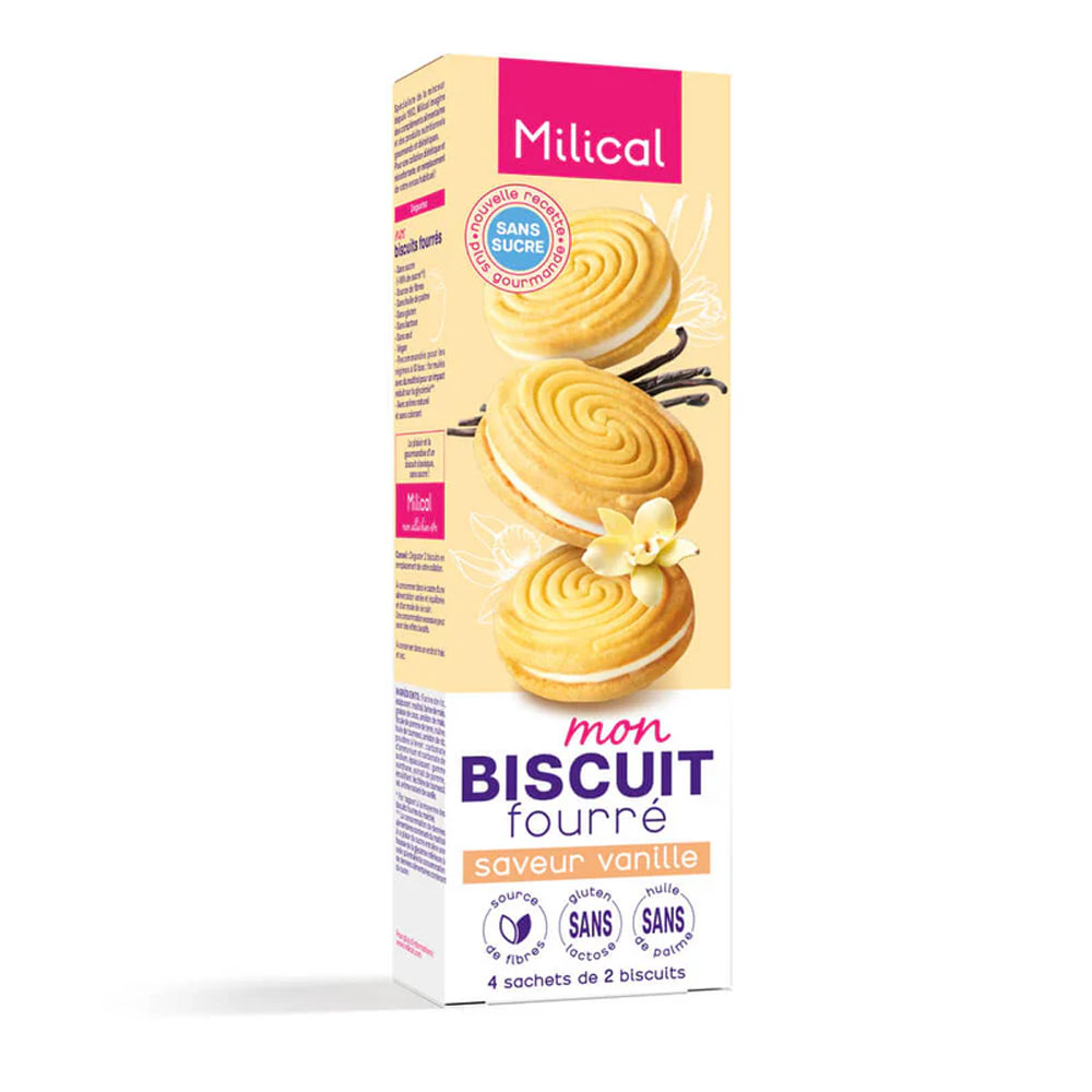 Milical Biscuits Fourrés 4 sachets de 2