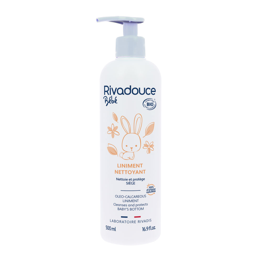 Rivadouce Bébé Liniment nettoyant change bio 500ml