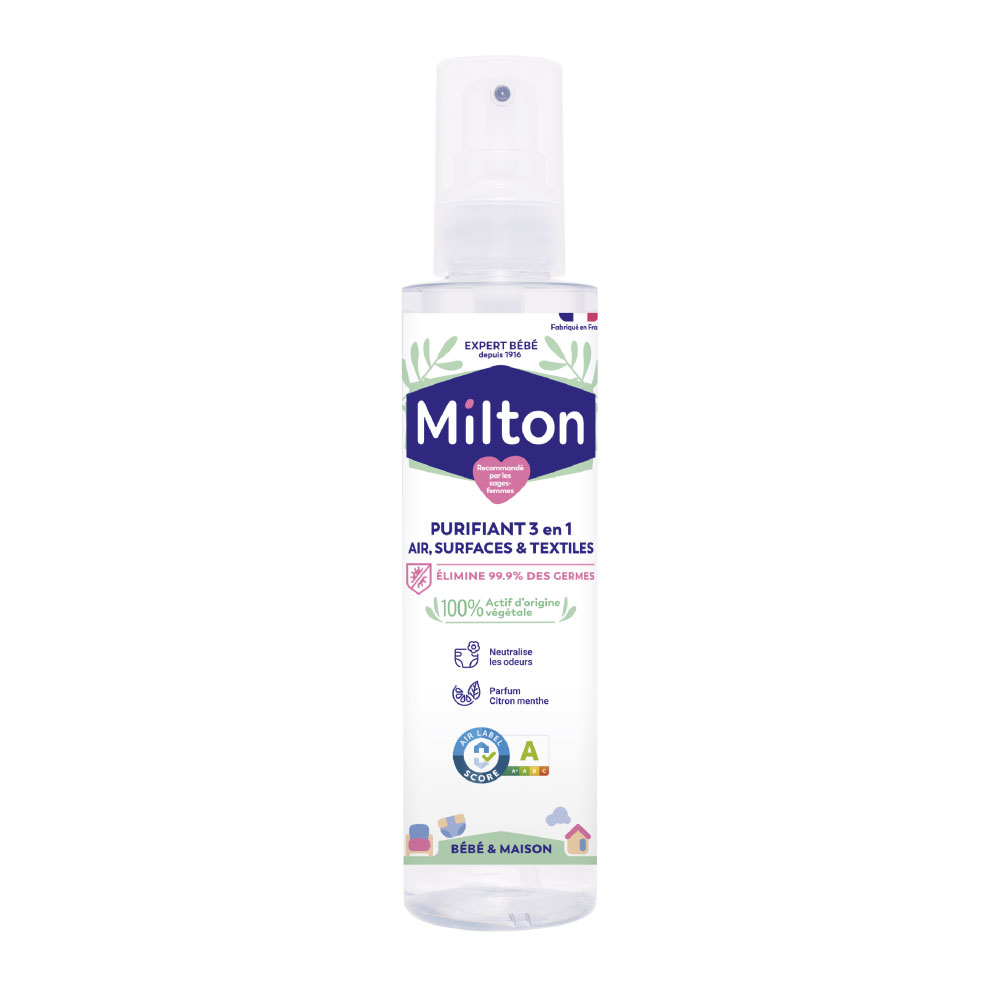 Milton Purifiant 3en1 Air, Surface et Textiles Bébé et Maison 200ml