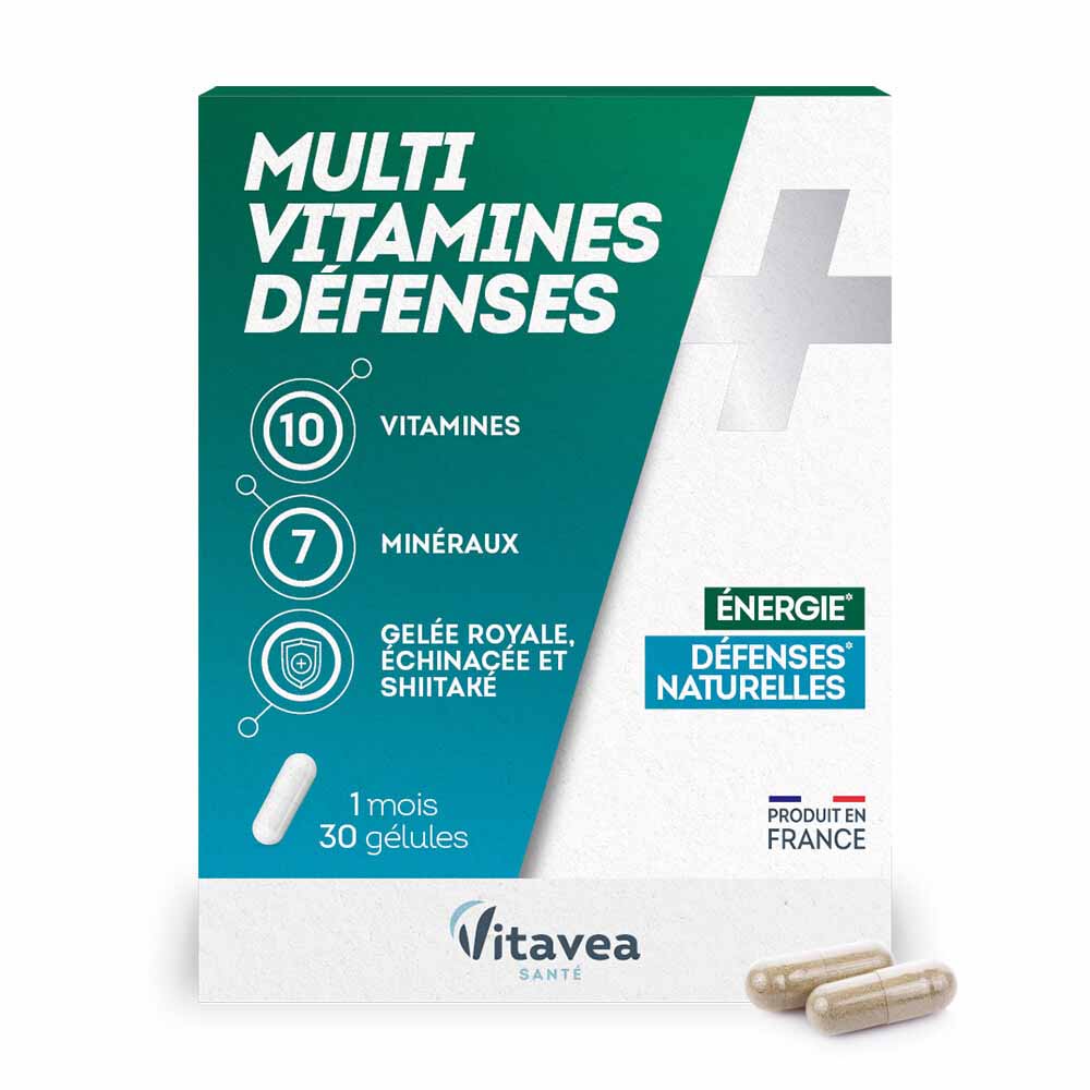 Vitavea Santé Multivitamines Défenses naturelles 30 Gélules