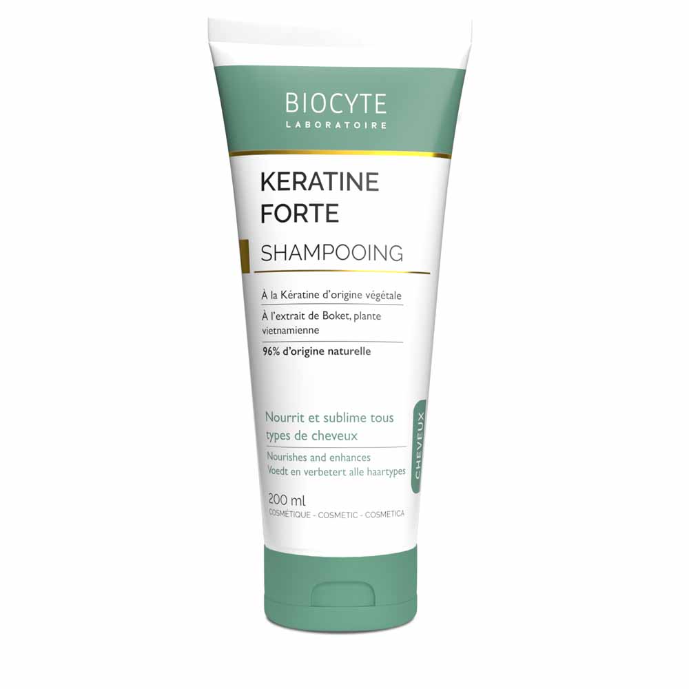 Biocyte Cheveux Keratine Forte Shampooing Soin Reparateur 200ml