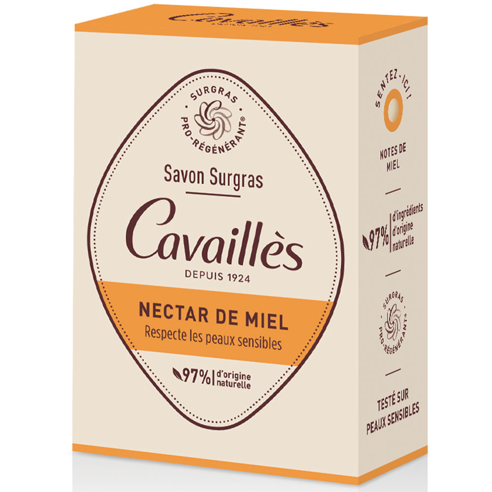 Cavaillès Surgras Pro-Régénérant Savon Nectar de Miel 100g