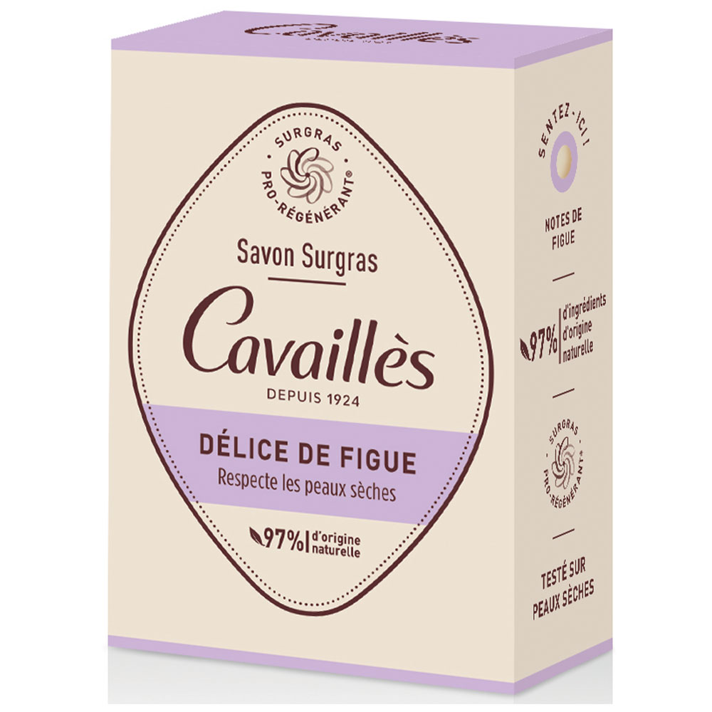 Cavaillès Surgras Pro-Régénérant Savon Délice de Figue 100g