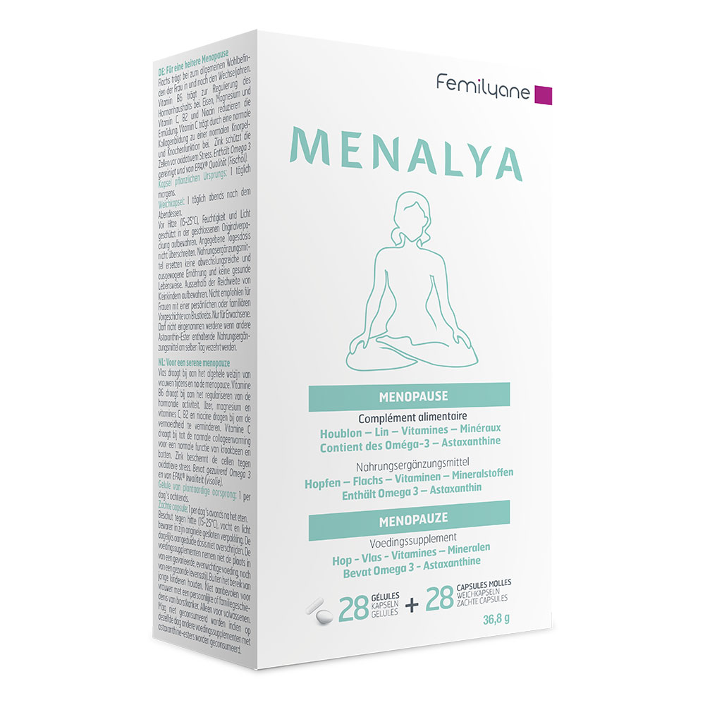Bailleul Femilyane Menalya Ménopause 28 Gélules + 28 Capsules