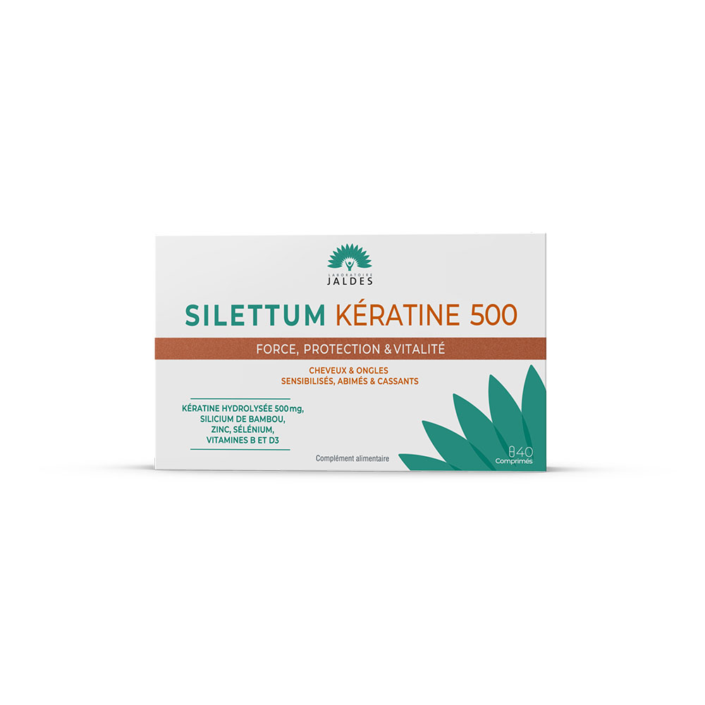 Jaldes Silettum Kératine 500 40 comprimés