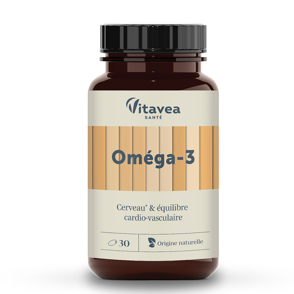 Vitavea Santé Les Essentiels Omega 3 Cerveau Equilibre Cardio-Vasculaire 30 capsules