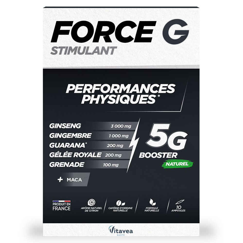 Vitavea Santé Force G Stimulant Performances Physiques 10 ampoules